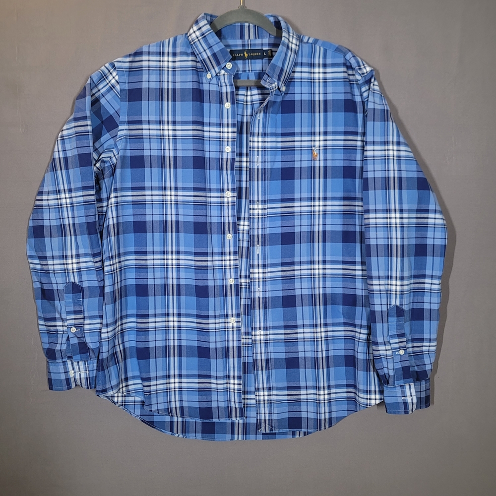 Ralph Lauren Blue Checkered Shirt